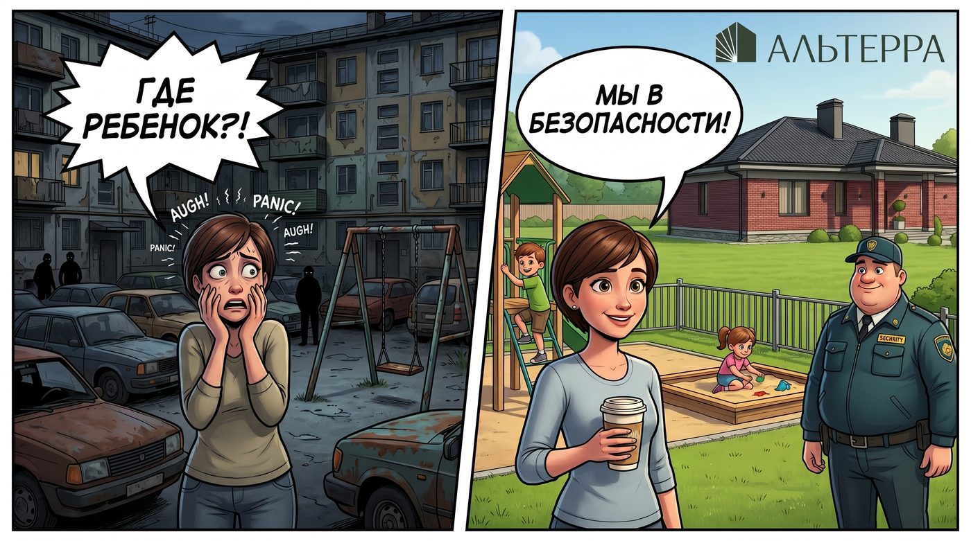 Город: где ребёнок? АЛЬТЕРРА: дети играют под присмотром